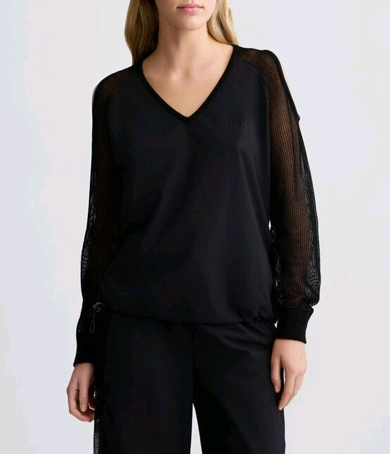 liu jo felpa con cut-out ta5070t2900